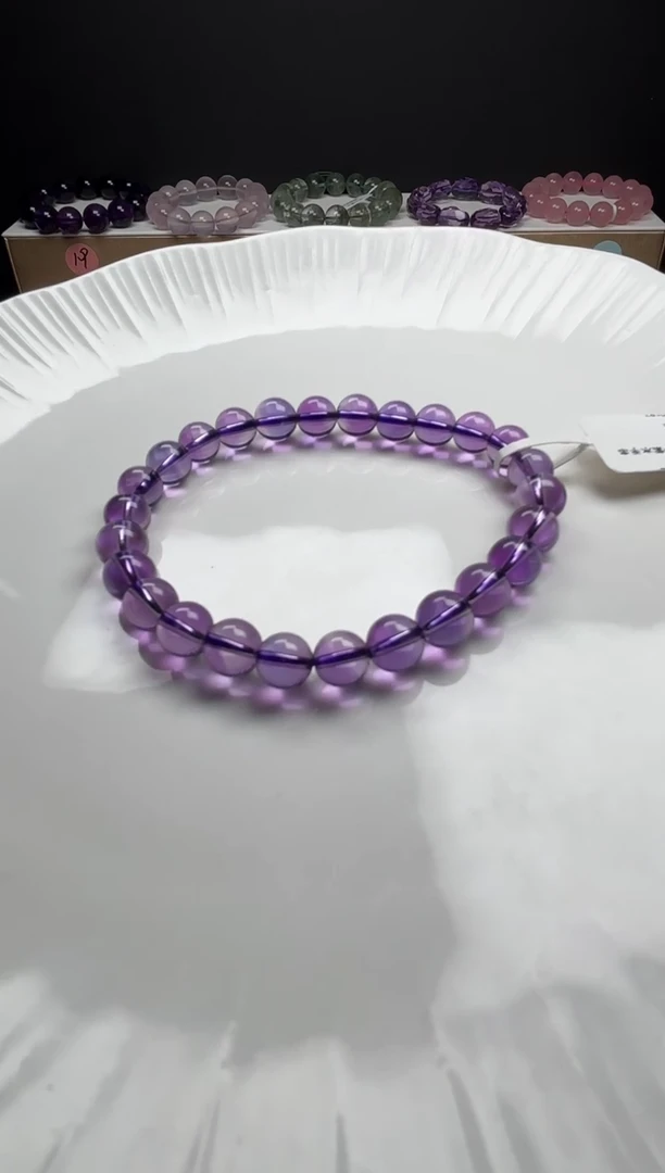 【闪购商品】水晶手串未镶嵌巴西紫水晶手串