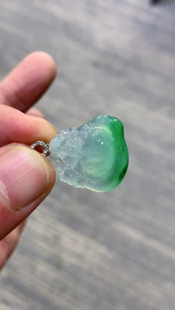 颈饰未镶嵌翡翠天然A货翡翠