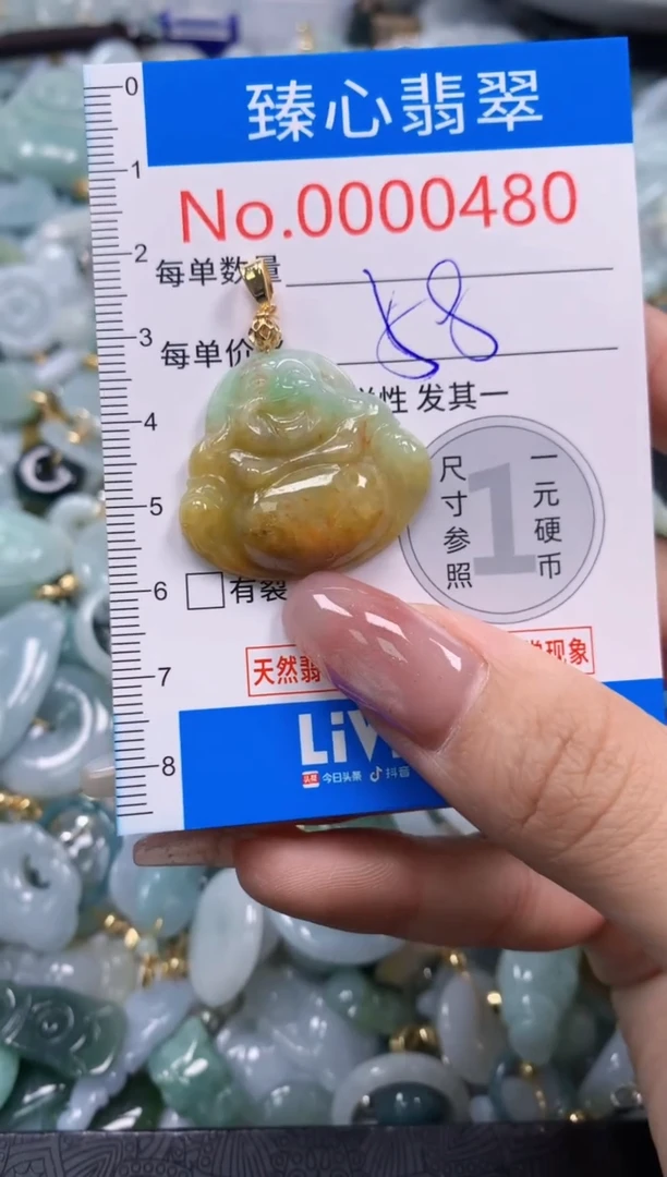 翡翠未镶嵌吊坠(不含链)480