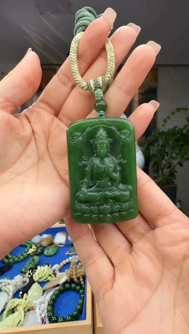 颈饰未镶嵌和田玉拍一发一