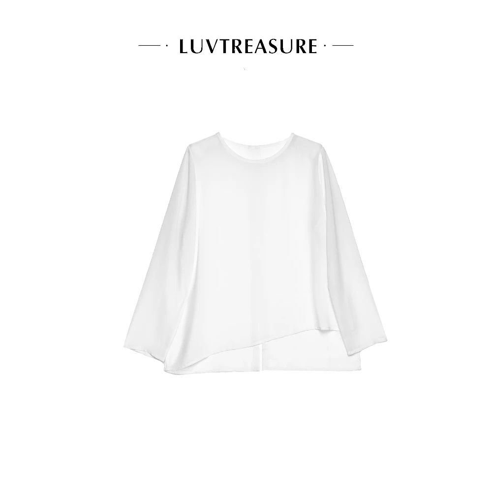 LTS圆领长袖后背开叉上衣3495