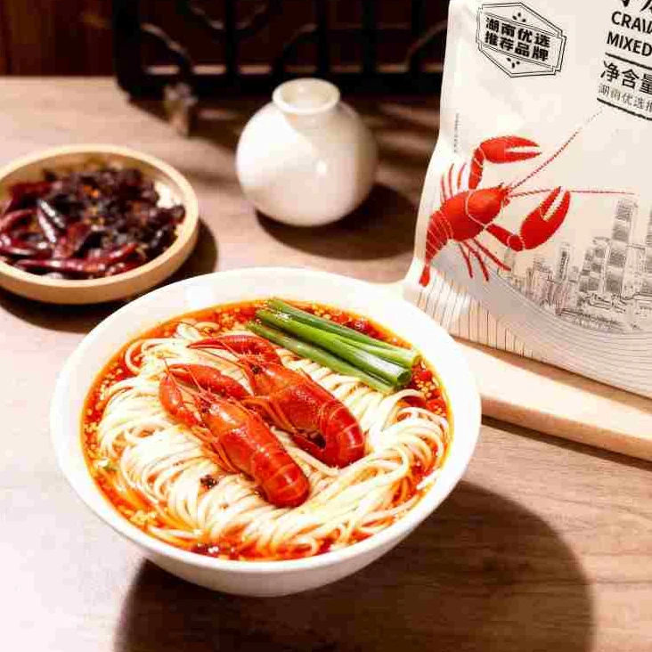 【工厂补贴】泡泡嗦火鸡小龙虾葱油双椒拌粉套装方便冲泡拌粉