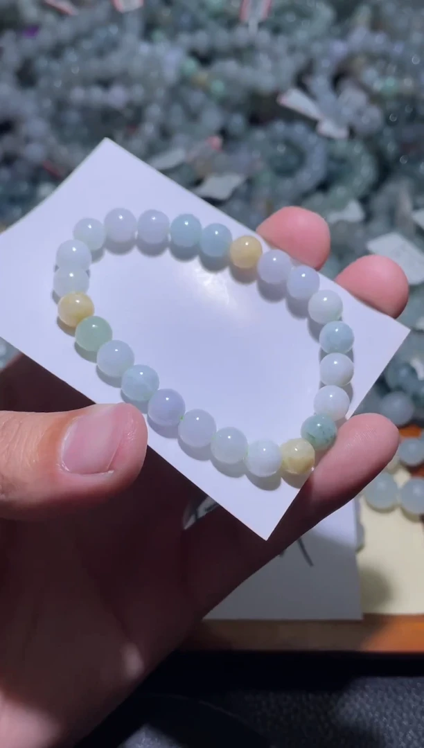 未镶嵌手链翡翠小****猫翡翠手串