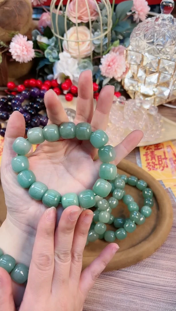 【闪购商品】东陵石手链未镶嵌DFC0033东陵玉16左右