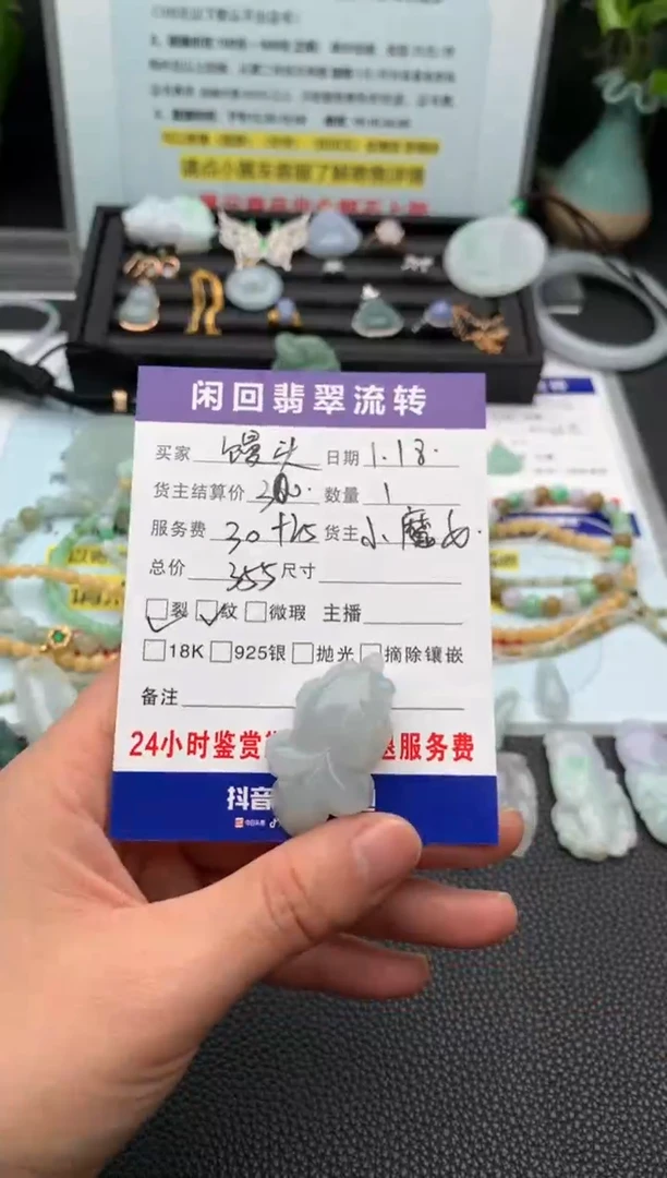 【闪购商品】翡翠颈饰未镶嵌吊坠