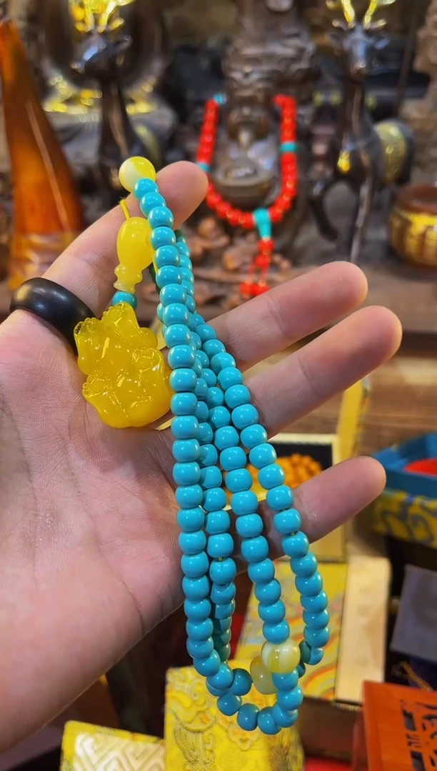 未镶嵌颈饰蜜蜡专属链接便宜出了