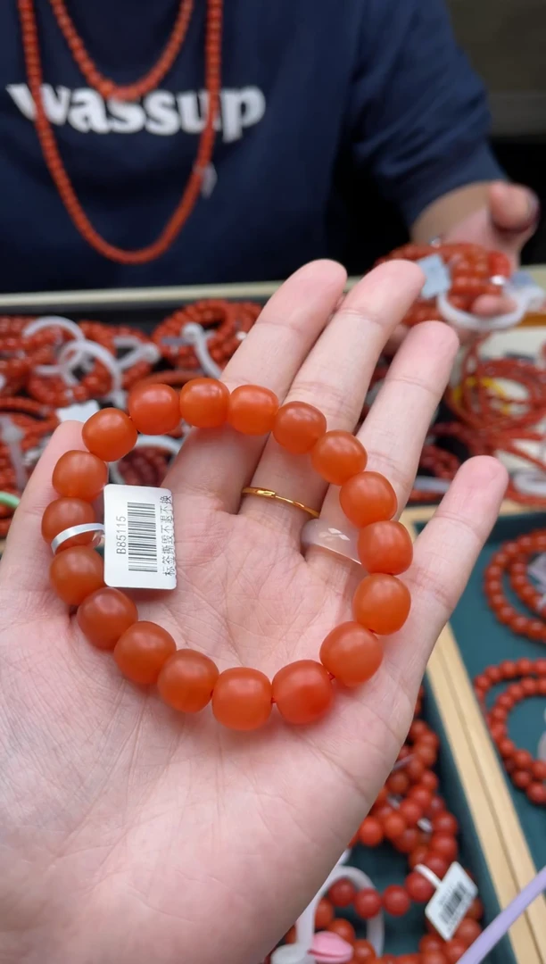 未镶嵌手串南红玛瑙保山精工老型多样性发一