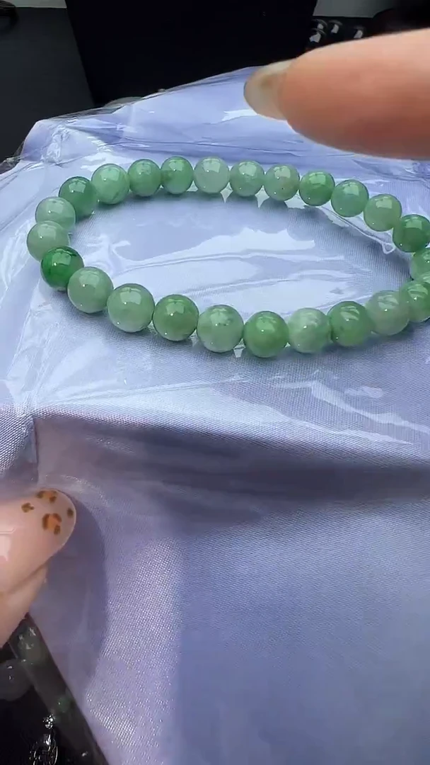 未镶嵌手串翡翠玉珠手串