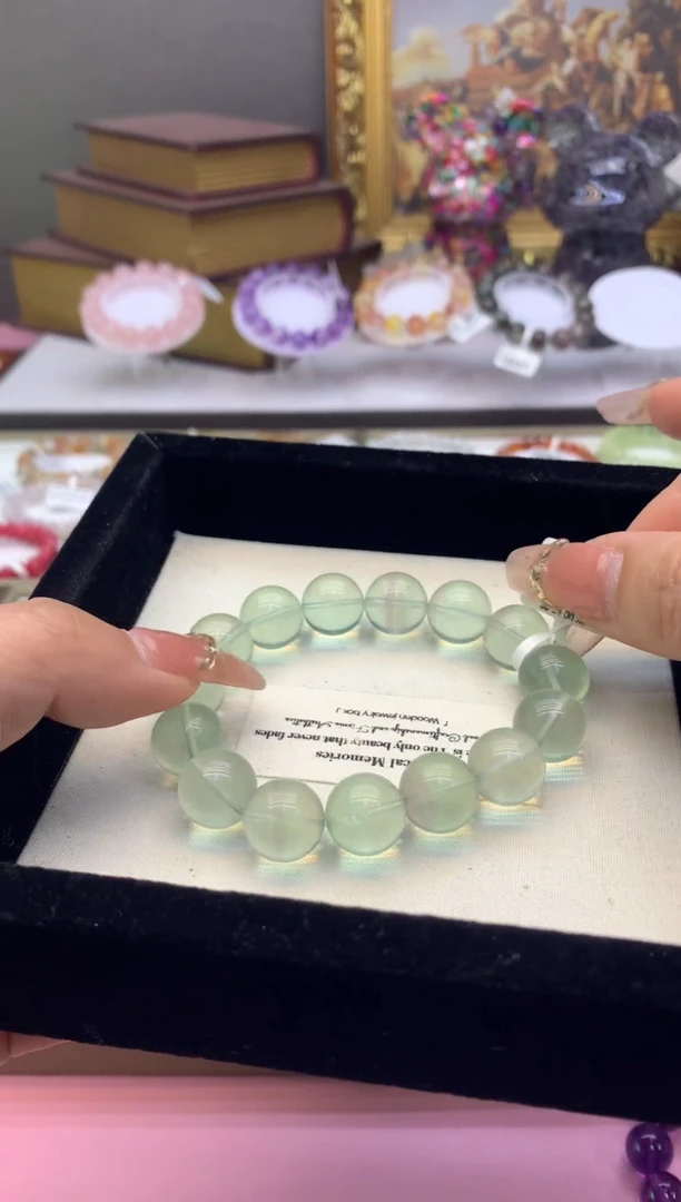 【闪购商品】水晶手串未镶嵌绿萤石14+