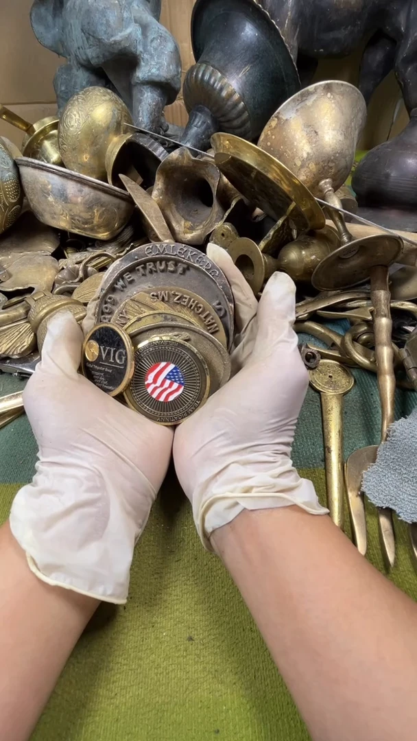 @**子亿锦铜回流铜器摆件235