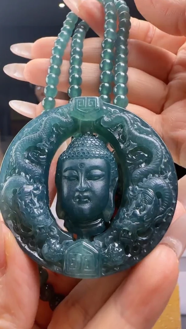 翡翠未镶嵌颈饰多样性发其一YJ@@WS1WX40126
