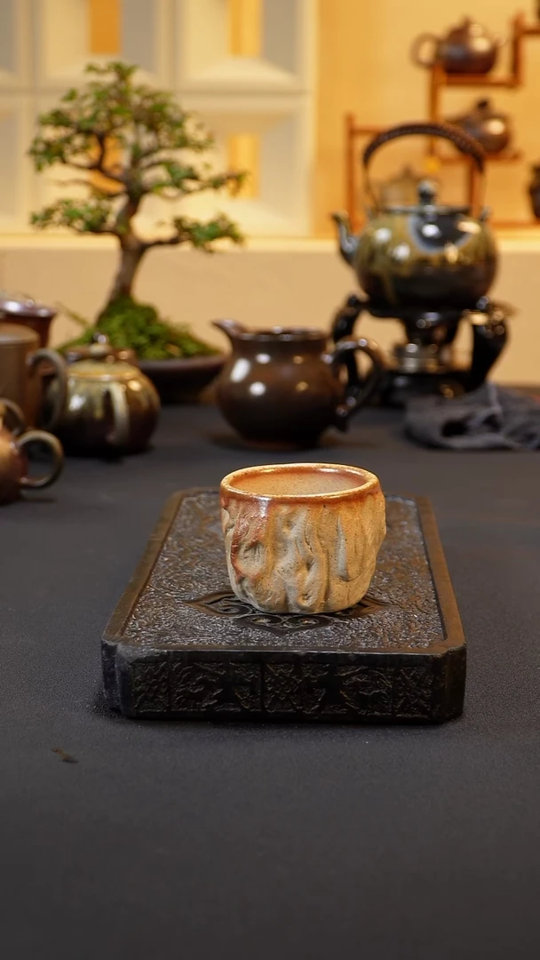 茶壶紫砂纯自然柴烧