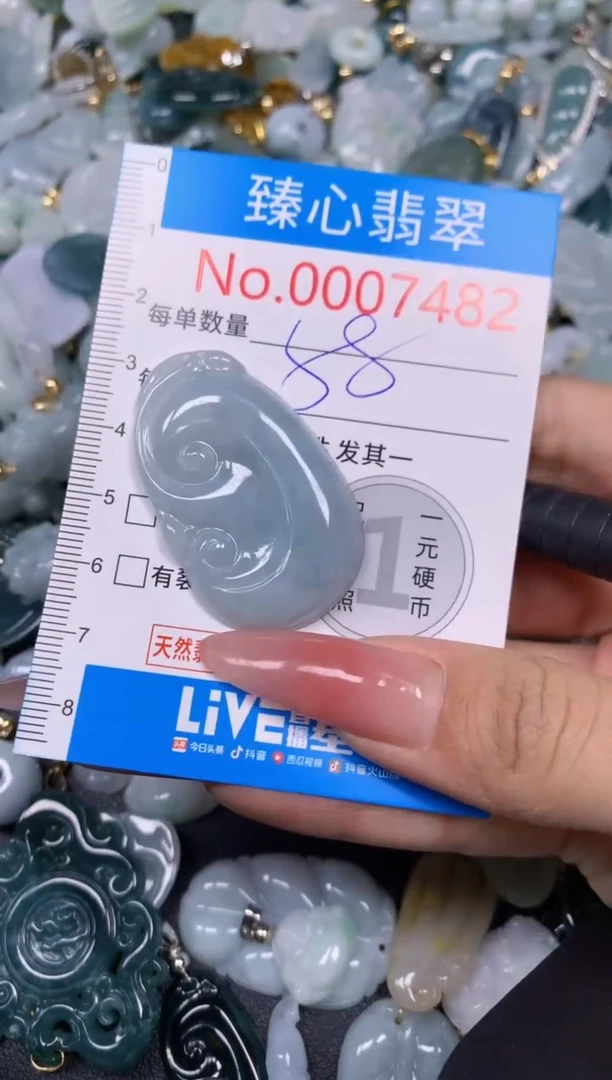 【闪购商品】翡翠颈饰未镶嵌含绳0007482