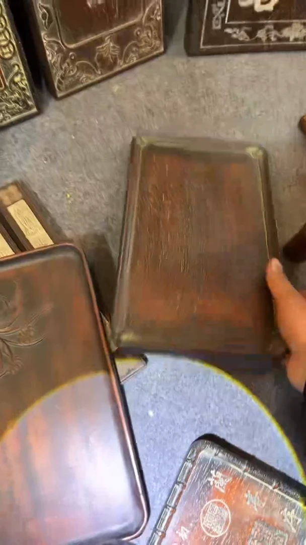 【闪购商品】非洲紫檀（红花梨）素盘