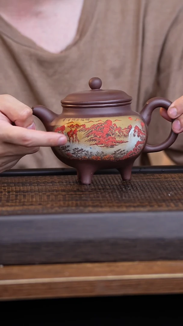 茶壶紫砂宜兴手工原矿紫砂壶001