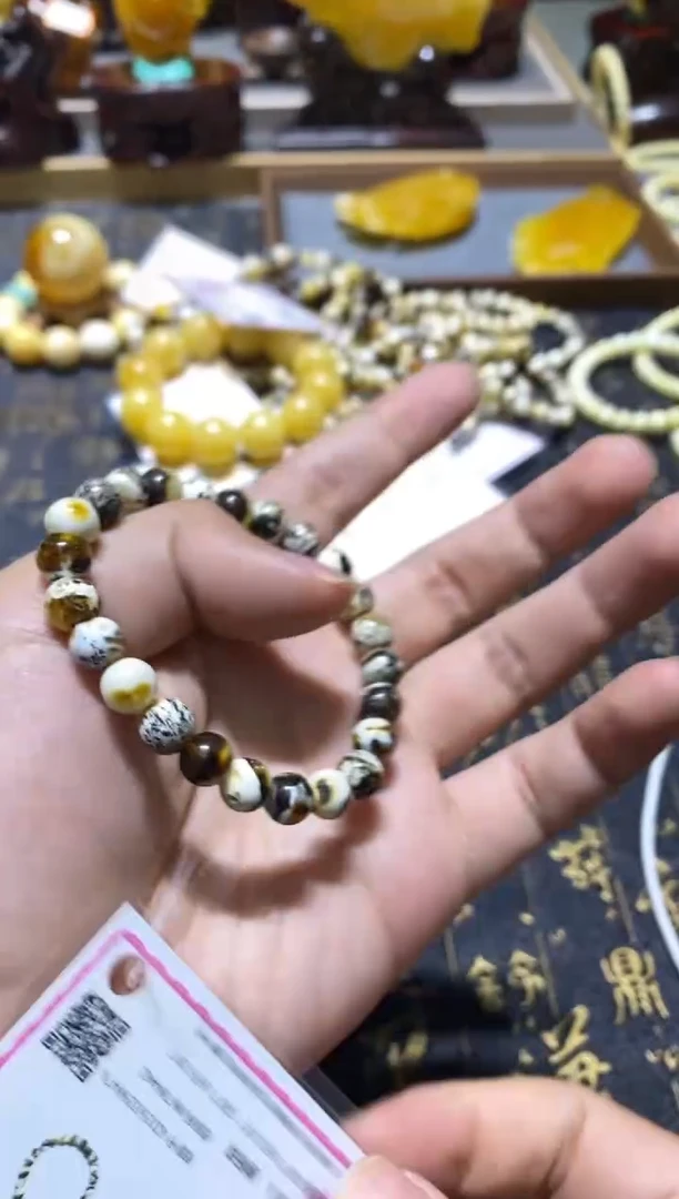 未镶嵌琥珀手串手串
