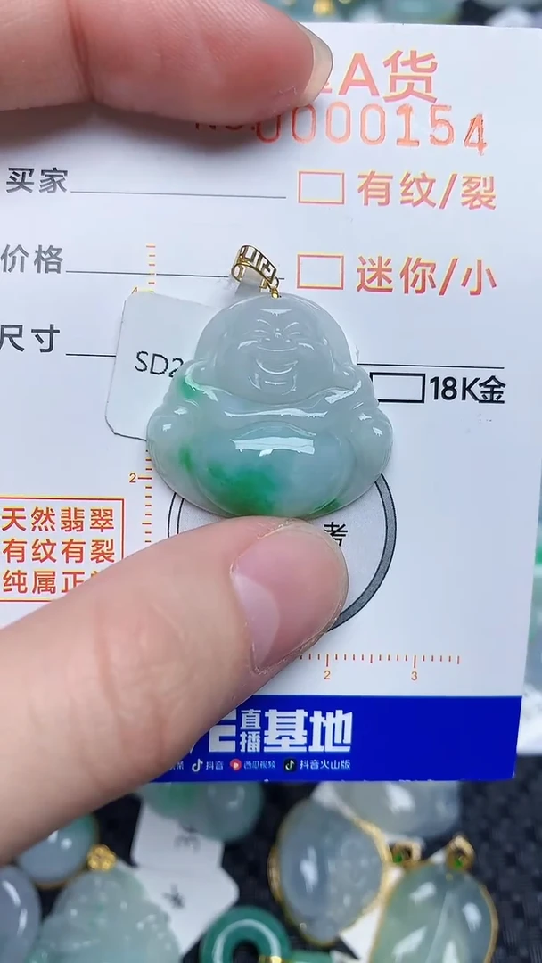 【闪购商品】翡翠颈饰18K金镶嵌453453453