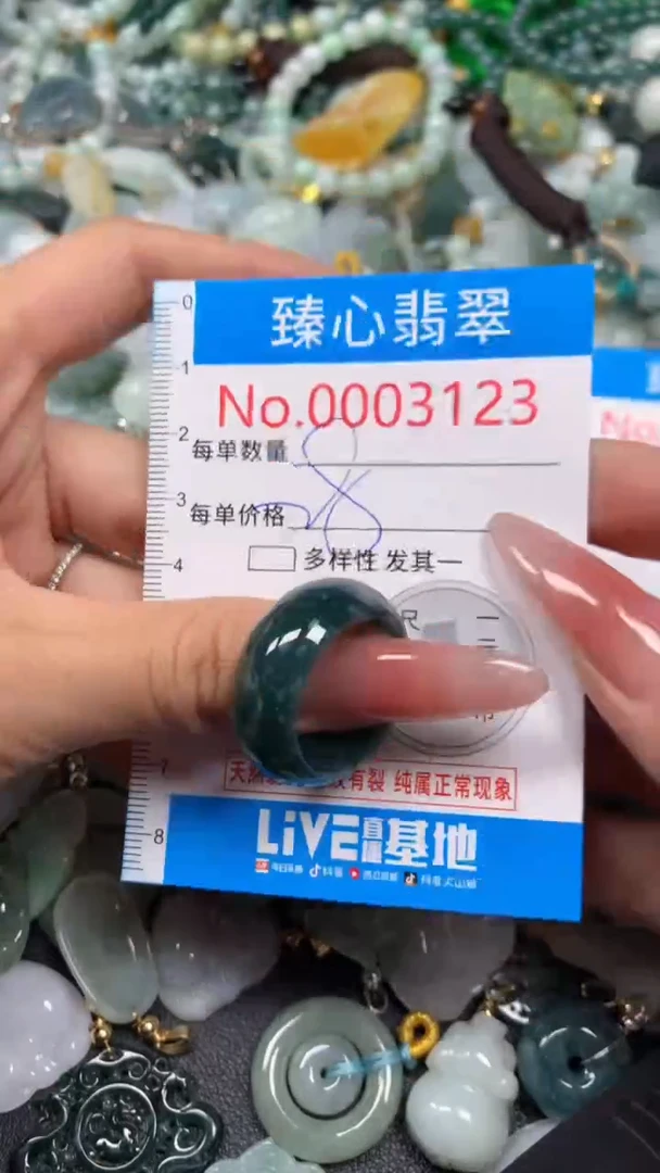 【闪购商品】翡翠颈饰未镶嵌含绳0003123