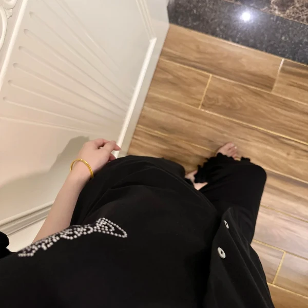 【DSYJ大睡衣家】法式高级莫代尔睡衣女夏季甜美烫钻短袖家居服套装