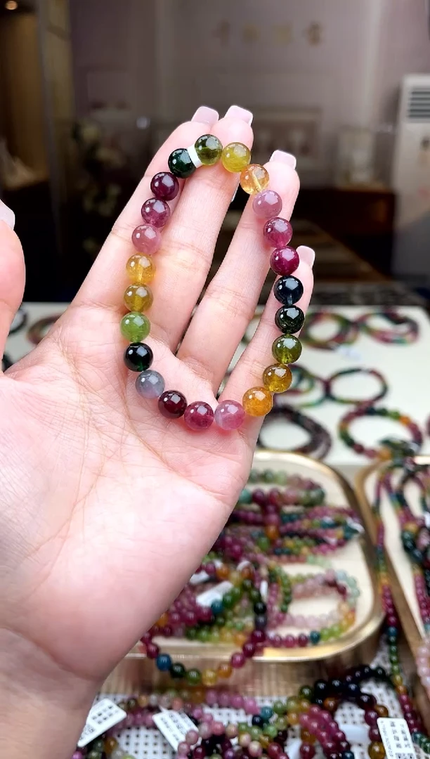 【闪购商品】碧玺/未镶嵌8mm+碧玺单圈多样性发货