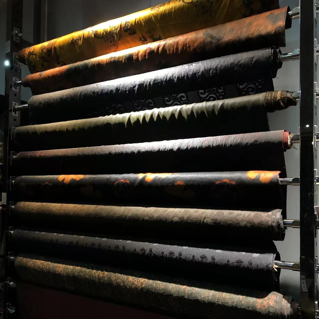 【莨丝智友】非遗香云纱面料分享 0.5米