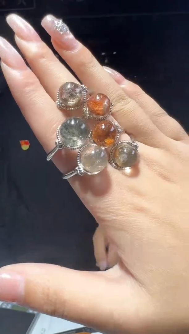 【闪购商品】水晶戒指未镶嵌多样性发一件 360