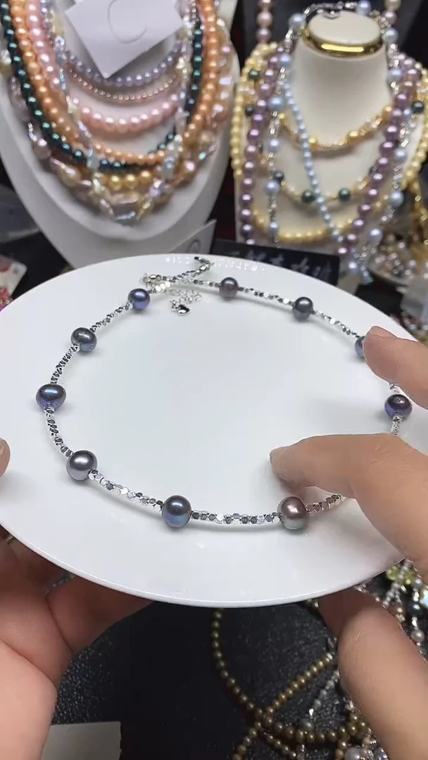 淡水珍珠未镶嵌颈饰多人