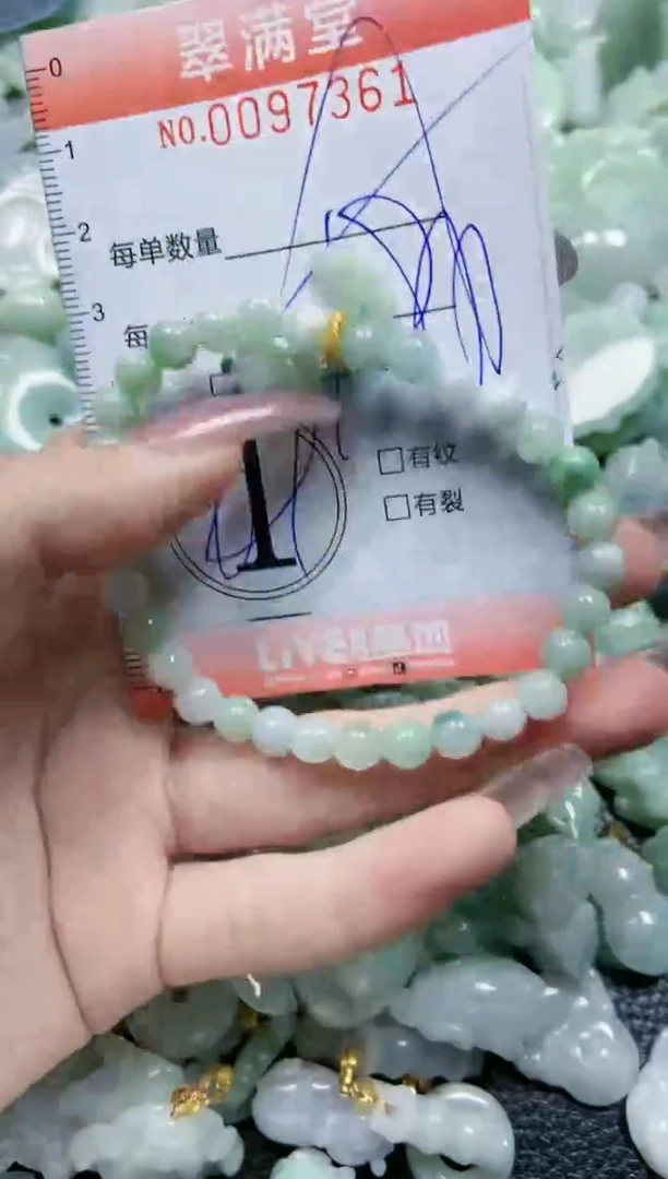 【闪购商品】翡翠颈饰未镶嵌闪购0097361多样性发其一