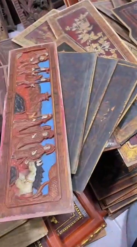 【闪购商品】香榧木5个孤品木雕88