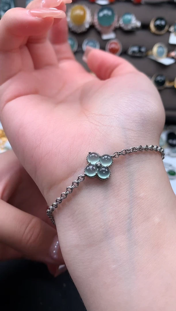 【闪购商品】翡翠戒指银S925镶嵌5231412