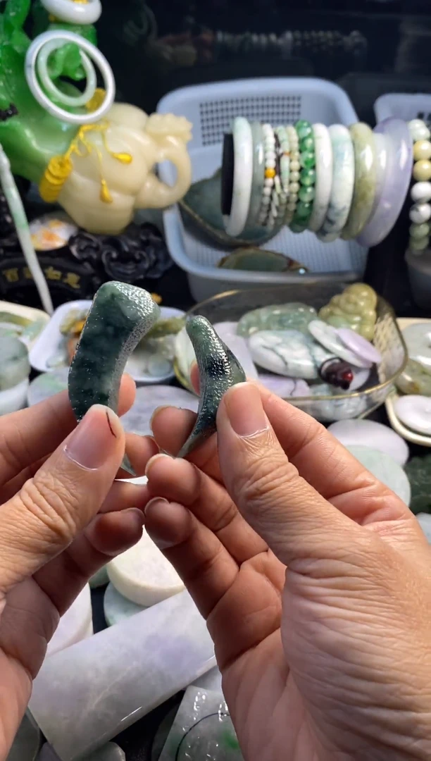 散珠翡翠翡翠A货35