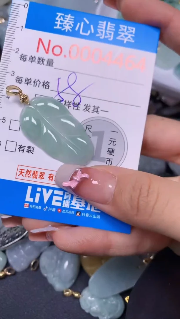 【闪购商品】翡翠颈饰未镶嵌含绳0004464