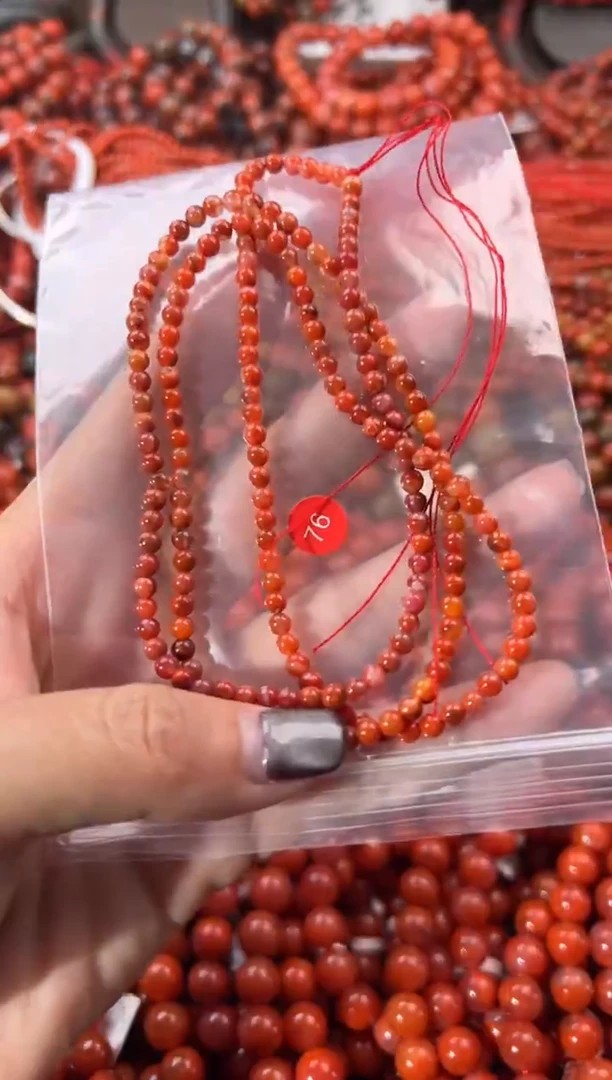 未镶嵌手串南红玛瑙4+