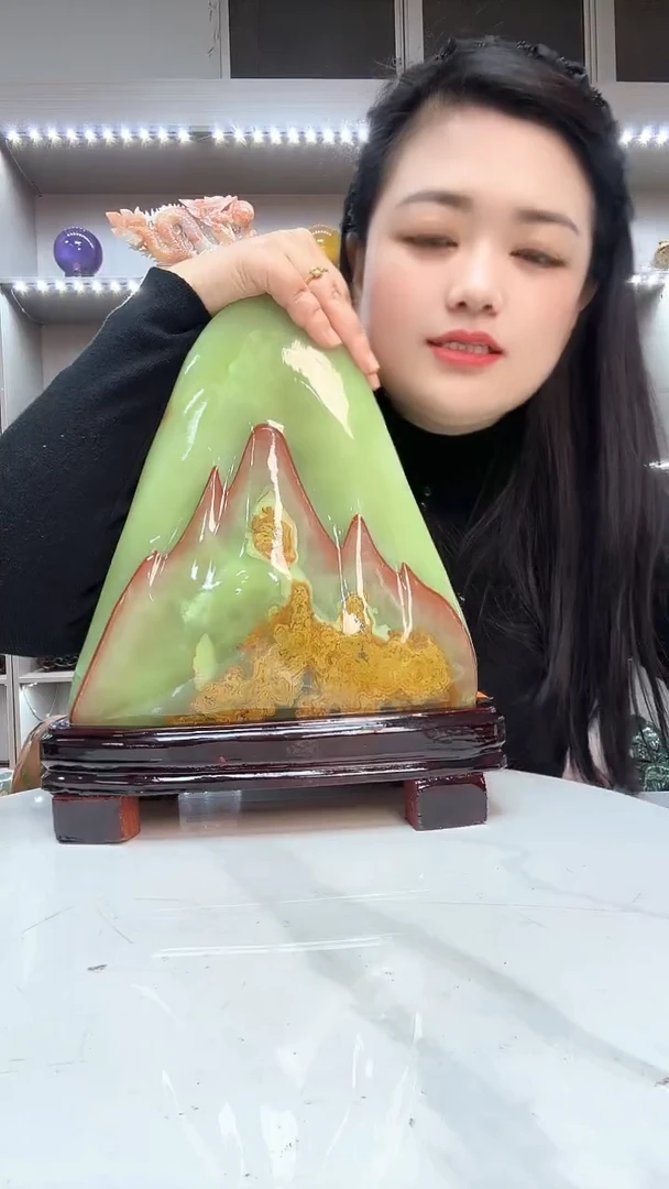 石材石头摆件家居办公室客厅玄关高档摆设