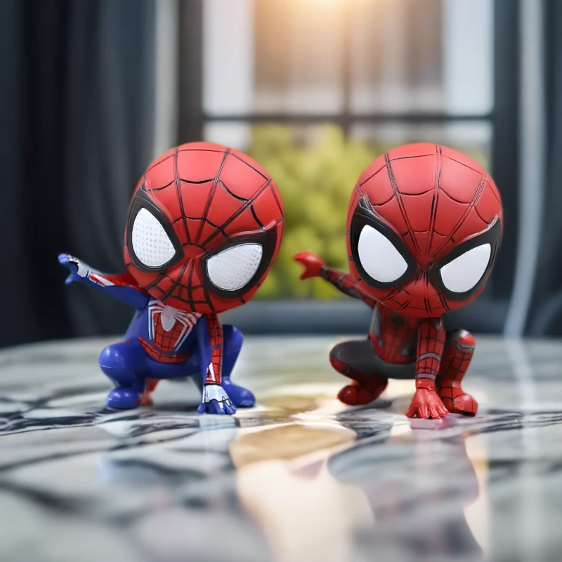 蜘蛛侠Q版公仔玩偶装饰摆件