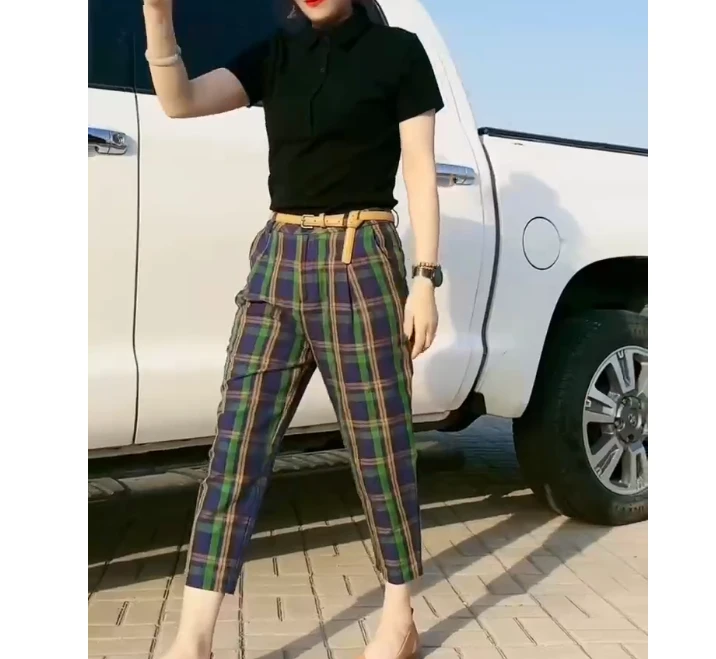 2025春季新款网红同款洋气气质韩版爆款薄款上衣裤子女ABc