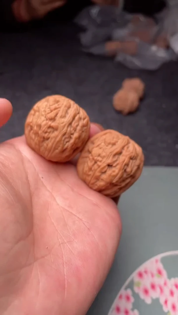 把件文玩核桃a326   莲花 36尺