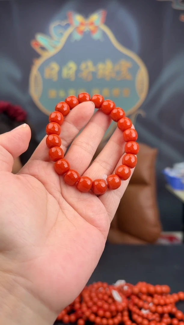 南红玛瑙手串未镶嵌055ZB0610产品一个