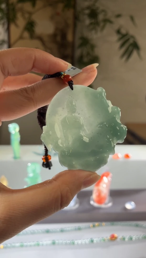 吊坠(不含链)未镶嵌翡翠悟道（多样性发一）