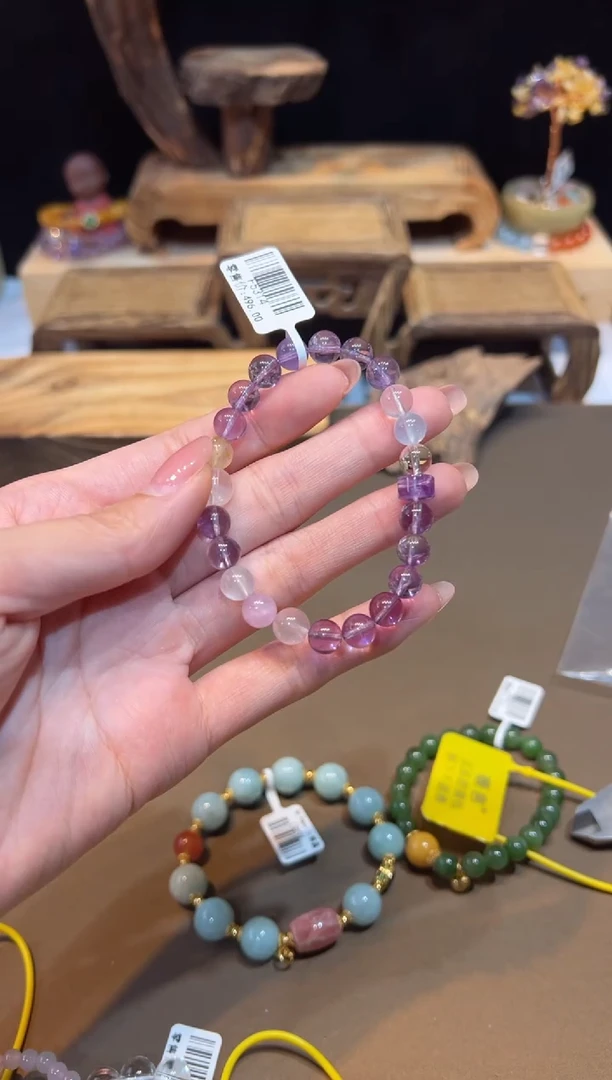 水晶手链未镶嵌手饰@@