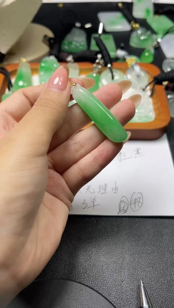颈饰未镶嵌翡翠所见即所得   一图一物