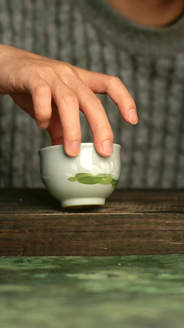 青诗集手工手绘瓷器