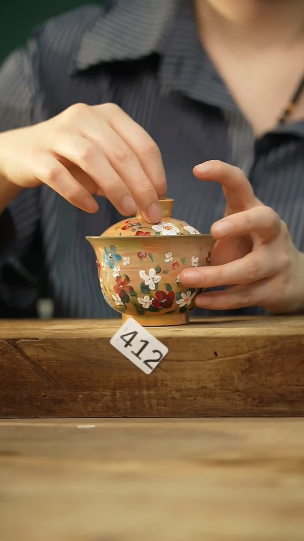 瓷片设计师手作款 油画风花卉系列！二期