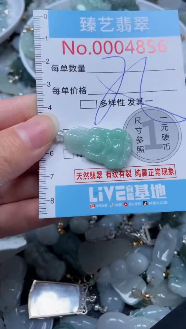 颈饰未镶嵌翡翠4856