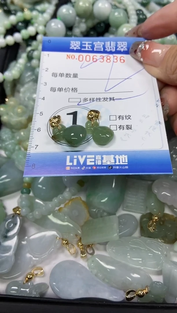 【闪购商品】翡翠颈饰未镶嵌闪购商品0063836多样性发其一