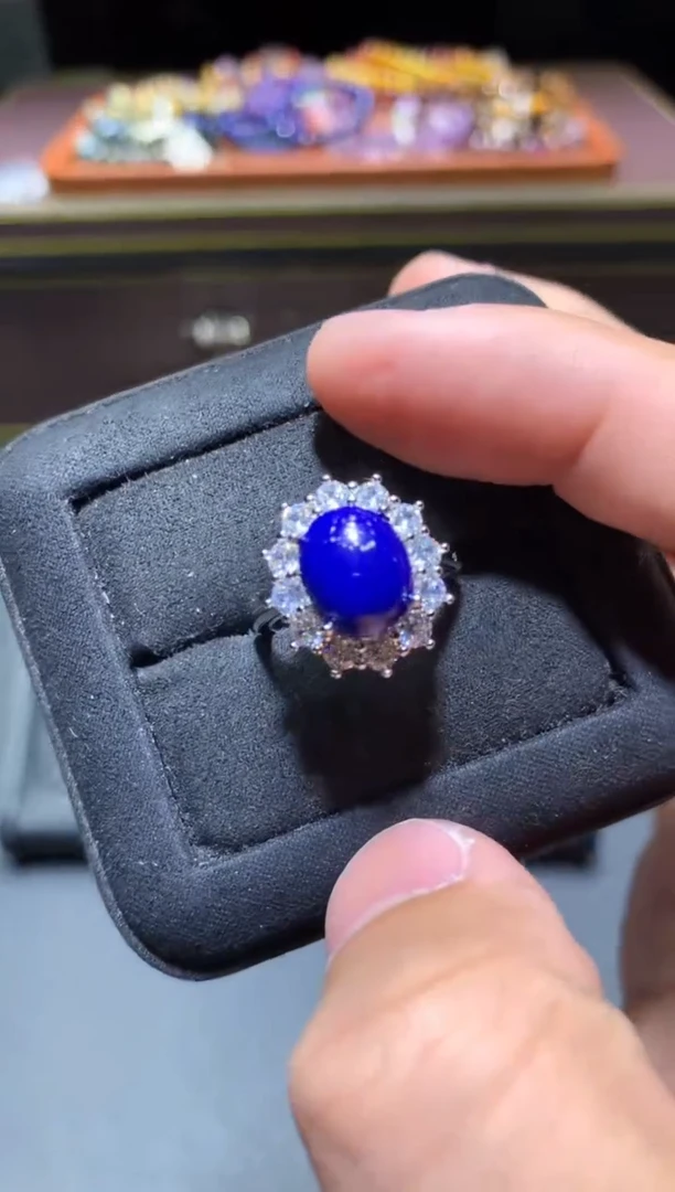 【闪购商品】青金石戒指未镶嵌P41【多样性发其一】