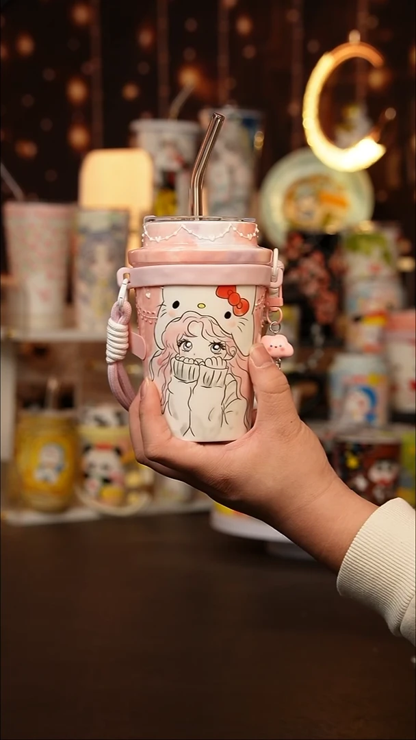 （玉泥）景德镇手工手绘文创陶瓷杯