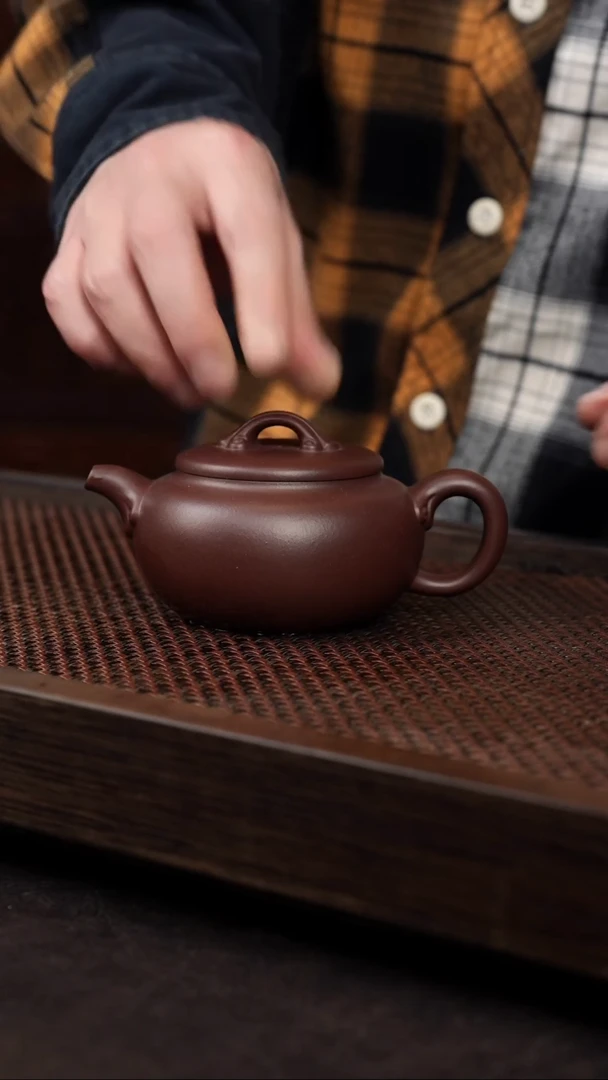 【闪购商品】紫砂茶壶底槽清如意壶