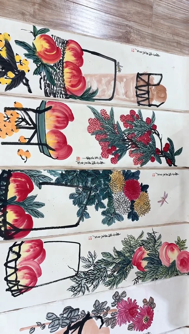 横款中式古典书画作品