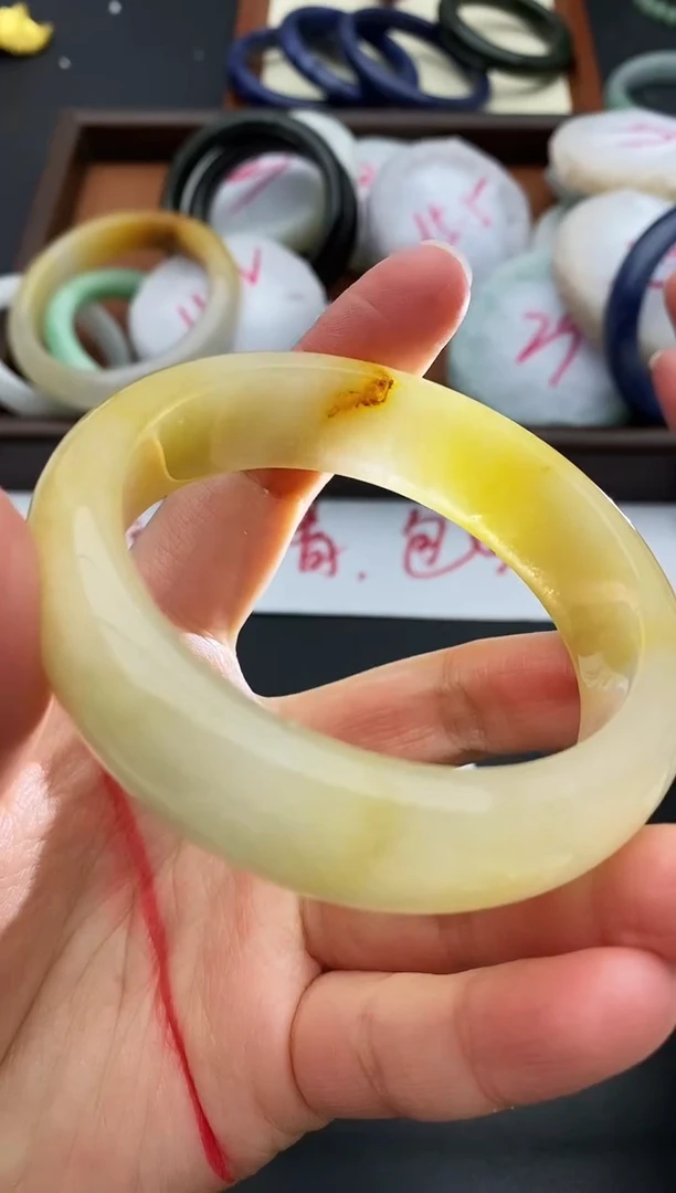 未镶嵌手镯石英质玉288+58/59